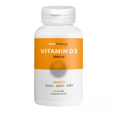 MOVit Vitamin D3 2000 I.U. 50mcg cps.90