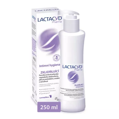 Lactacyd Pharma Zklidňující 250ml - intimní hygiena, ubrousky,intimní vlhčené ubrousky,ubrousky na intimní hygienu,