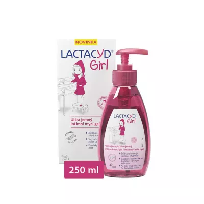 Lactacyd Girl ultra jemný intimní mycí gel 200ml - intimní hygiena, ubrousky,intimní vlhčené ubrousky,ubrousky na intimní hygienu,