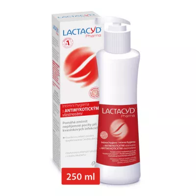 Lactacyd Pharma s ANTIMYKOTIC. vlastnostmi 250ml - intimní hygiena, ubrousky,intimní vlhčené ubrousky,ubrousky na intimní hygienu,