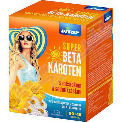 Revital Super Beta-karot.měsíček+7kráska tbl.80+40