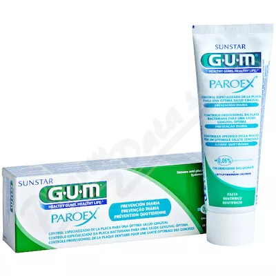 GUM zubní pasta PAROEX (CHX 0.06%) 75ml B1750DGB