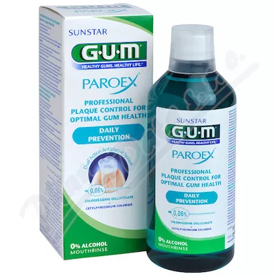 GUM ústní voda PAROEX 300ml 0,12%