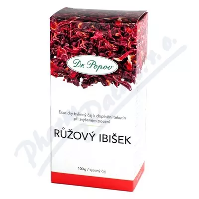 Čaj Růžový ibišek Dr.Popov 50g MEKKA