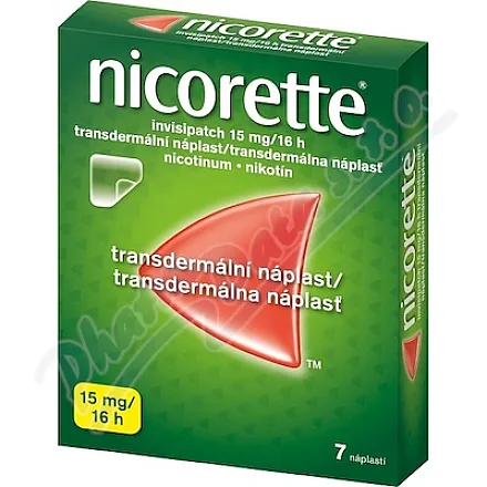 Nicorette Invisipatch 15mg/16h tdr.emp.7 I