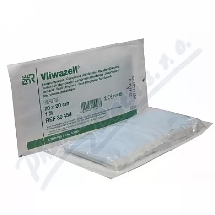 VLIWAZELL - STERILNÍ KOMPRESE, 20 CM X 20 CM