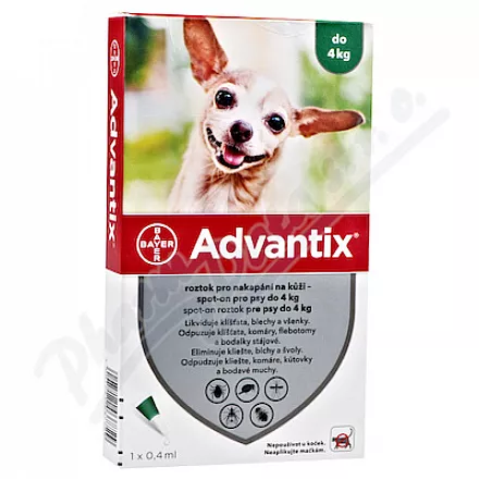 Advantix pro psy do 4kg spot-on 1x0.4ml