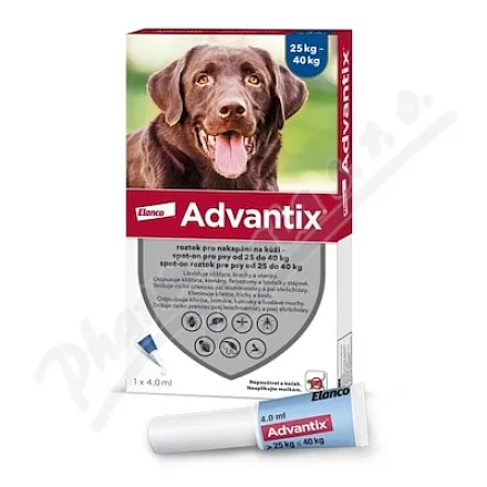 Advantix dla psów 25-40kg spot-on 1x4ml
