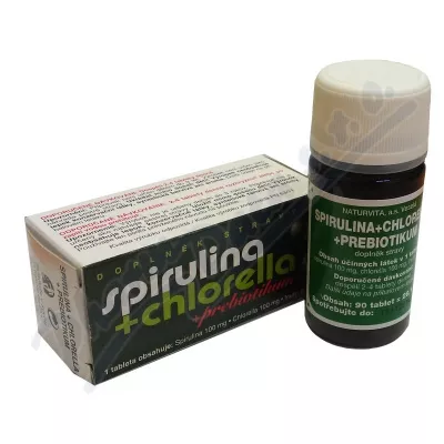 Spirulina + Chlorella + Probiotikum tbl.90