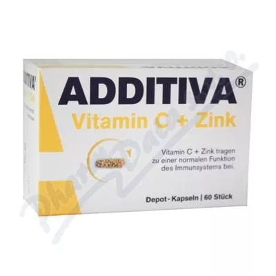 Additiva Vitamin C + Zinek tbl.60