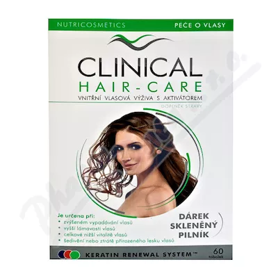 Clinical Hair-Care tob.60+sklen.pilník 2měs.kúra