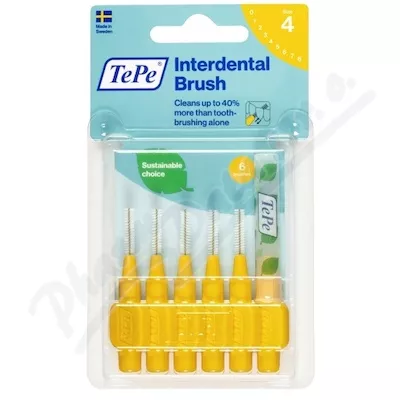 TePe mezizub.kartáčky žluté extra soft 0.7mm 6ks 117650