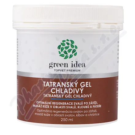 Green idea Tatranský gel chladivý 250ml