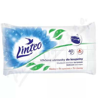 LINTEO Nawilżane chusteczki łazienkowe 40szt