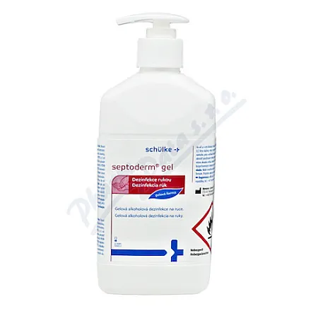 Septoderm gel s dávkovačem 500ml schülke