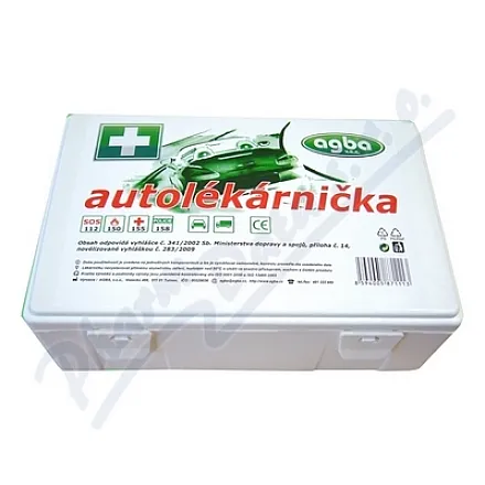AGBA autolékárnička plastová bílá 206/2018