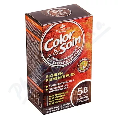 Barva Color&Soin 5B - čokoládově hnědá 135ml - styling,ofiny styling,vlasový styling,