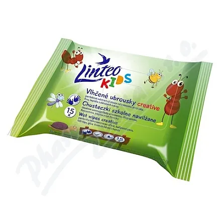 Linteo Kids Chusteczki nawilżane „Creative” 15 szt.