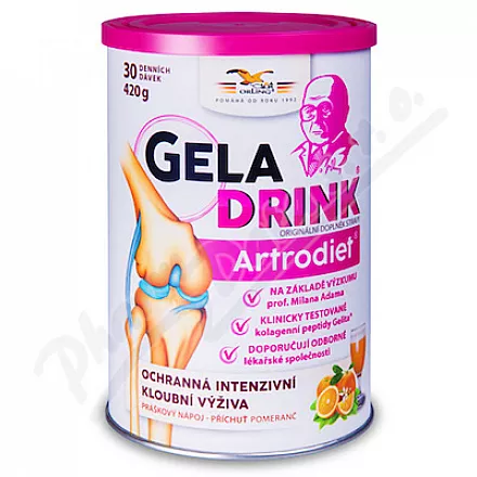 Geladrink Artrodiet práškový nápoj pomeranč 420g