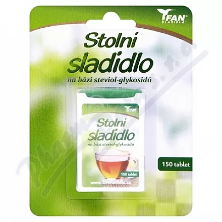 Fan sladidlo Stevia 7.8g/140 tablet