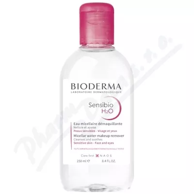 BIODERMA Sensibio H2O 250ml - odličování,odličování obličeje,čištění obličeje,čistění pleti,