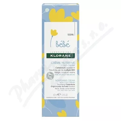 KLORANE BEBE Výživný cold cream 40ml