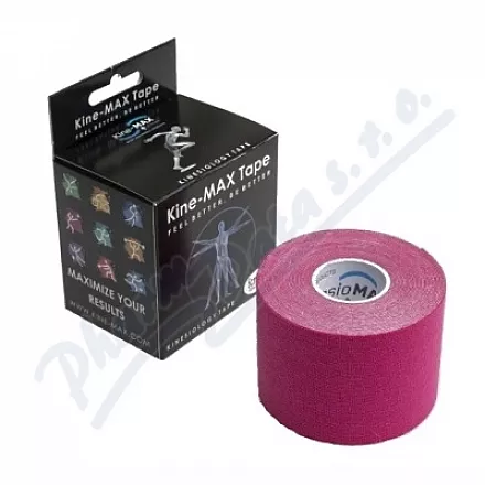 Tejp. KinesioMAX kinesio tape růžová 5cmx5m