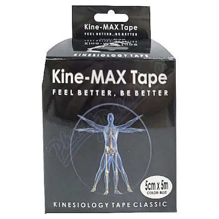 Taśma kinezjologiczna KineMAX Classic niebieska 5cmx5m