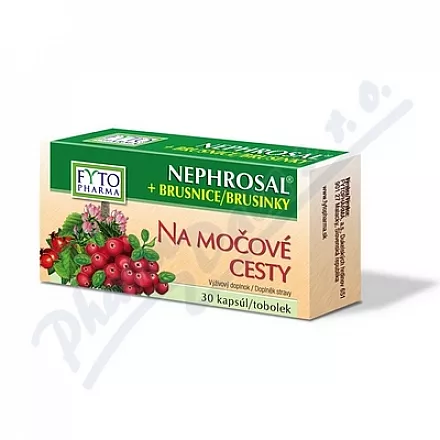 Nephrosal + środki ścierne dla dróg moczowych Phytopharma cps.30