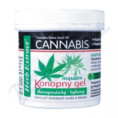 HerbExtract Cannabis konopný masážní gel 250ml