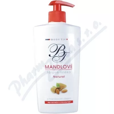 BodyTip mandlové tělo.mléko suchá/citl.pleť 400ml