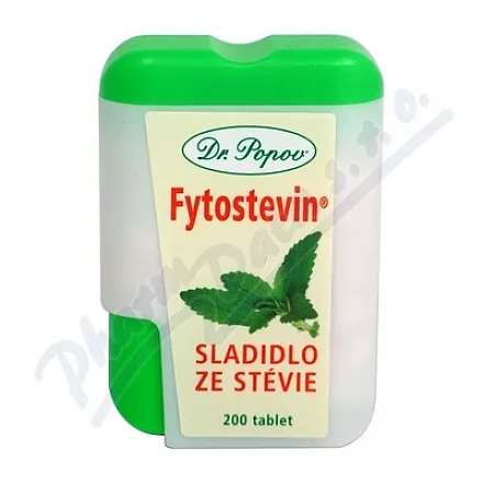 Dr.Popov Fytostevin – słodzik ze stewii, 200 tabletek