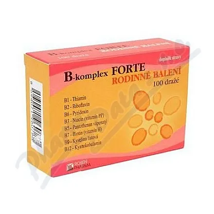 Rosen B-complex FORTE drg.100 opakowanie rodzinne