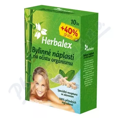 Herbalex herbal detox. plastry 10szt +40% gratis