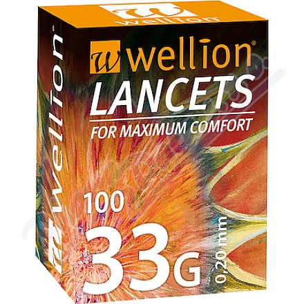 Lancety Wellion 33G 100szt