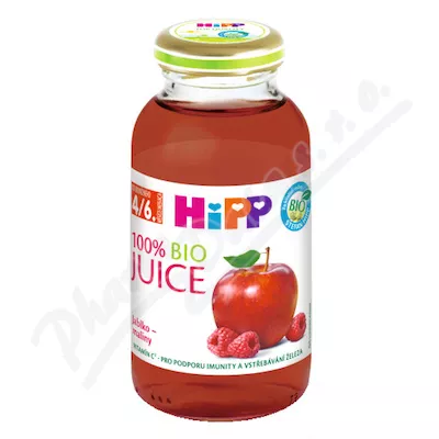 HiPP 100% Jablečno-malinová šťáva BIO 4/6m 200ml