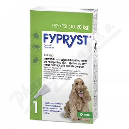 Fypryst 134mg spot-on pro psy 1x1.34ml