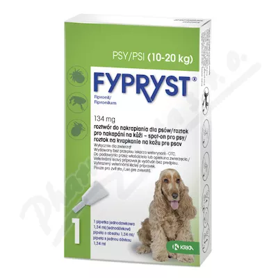 Fypryst Dogs spot-on pro psy 1x1.34ml - Veterinární přípravky a potřeby pro vaše mazlíčky.