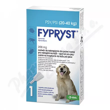 Fypryst Dogs spot-on dla psów 1x2,68ml