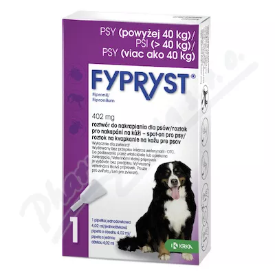 Fypryst 402mg spot-on pro psy 1x4.02ml - Veterinární přípravky a potřeby pro vaše mazlíčky.