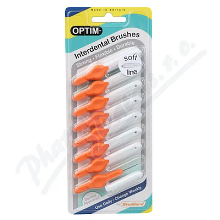 Stoddard OPTIM mezizub.kartáček oranžový 0.8mm 8ks