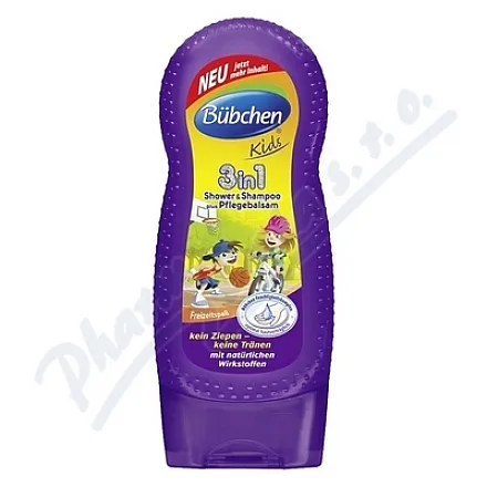 Bübchen żel pod prysznic szampon balsam 3w1 230ml