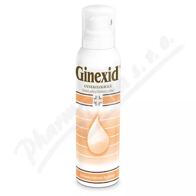 GINEXID gynekologická čisticí pěna 150ml - intimní hygiena, ubrousky,intimní vlhčené ubrousky,ubrousky na intimní hygienu,