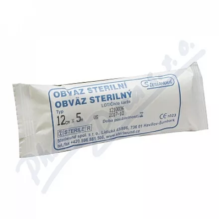 Obin.hydrofil.pletené ster.12cmx5m Steriwund