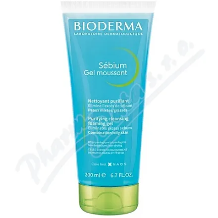 BIODERMA Sébium Gel moussant tuba 200ml