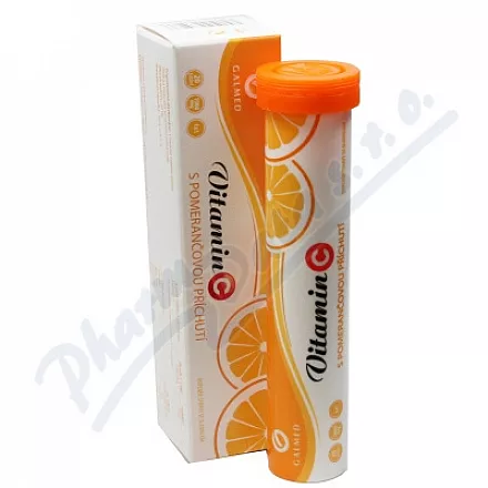 Witamina C 1000mg pomarańczowy eff.tbl.20 Galmed