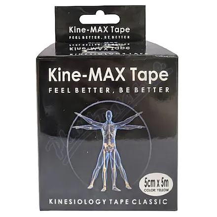 Kine-MAX Classic kinesiology tape žlutá 5cmx5m