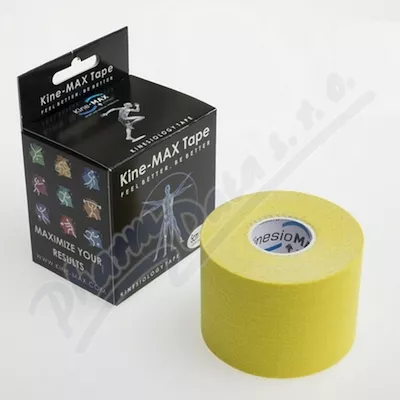 Taśma kinezjologiczna KineMAX Classic żółta 5cmx5m