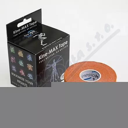 Tejp. KinesioMAX kinesio tape oranžová 5cmx5m