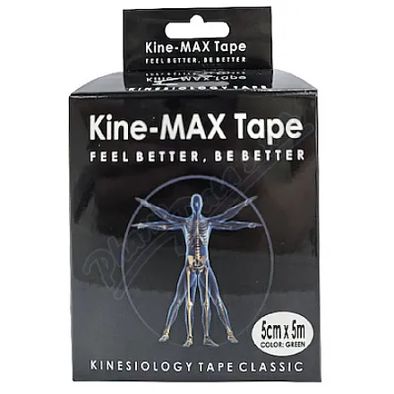 Taśma kinezjologiczna KineMAX Classic zel. 5cmx5m